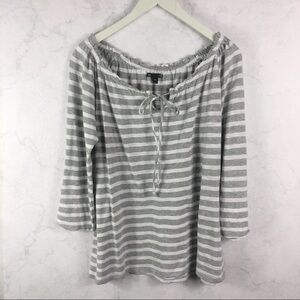 [Gap] Off Shoulder Striped Top